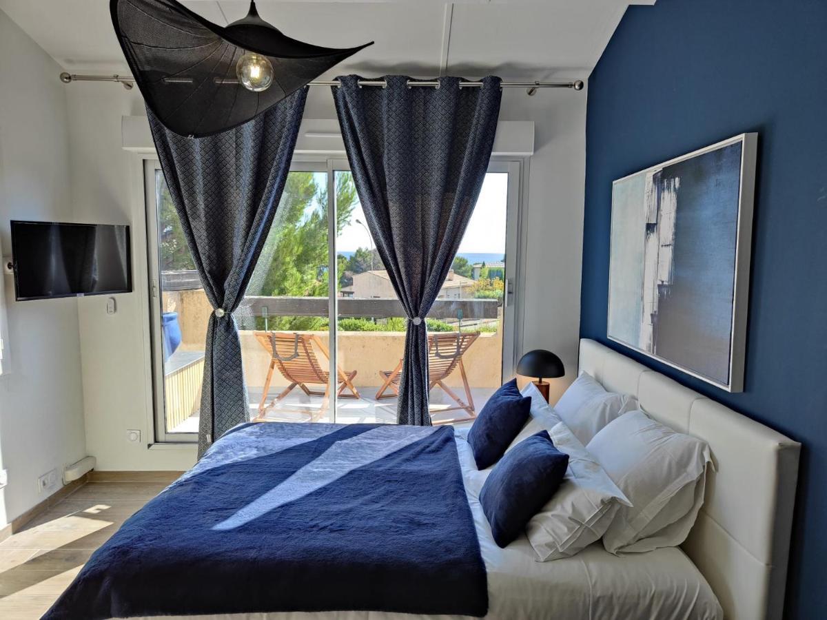 Suites Jm - Les Pins Marines - Jacuzzi & Vue Mer 방돌 외부 사진